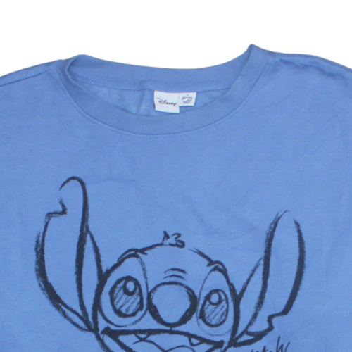 Disney Stitch Blue Crew Neck Sweatshirt Womens XL Primark Cares - Image 7