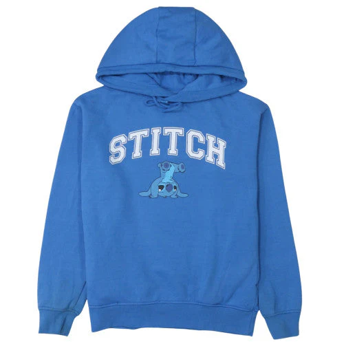 Disney Stitch Blue Pullover Hoodie Womens 2XS Primark Casual