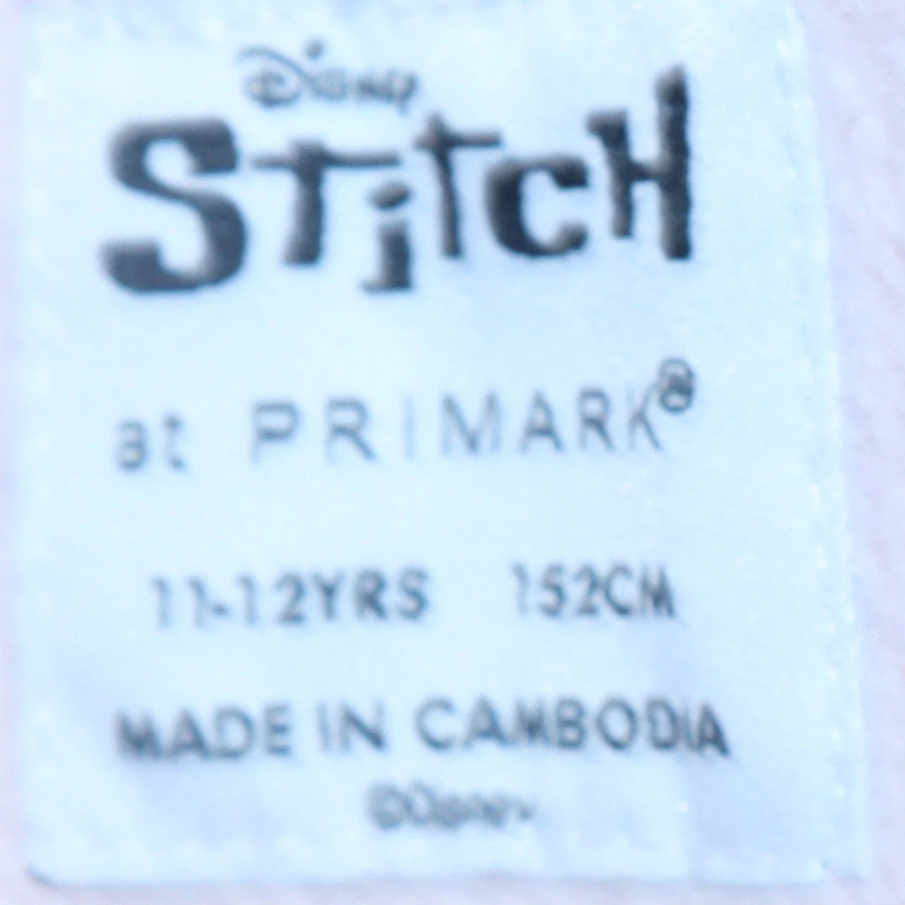 Disney Stitch Girls Pink Hoodie 11-12 Years Pullover Sweatshirt by Primark - Image 5