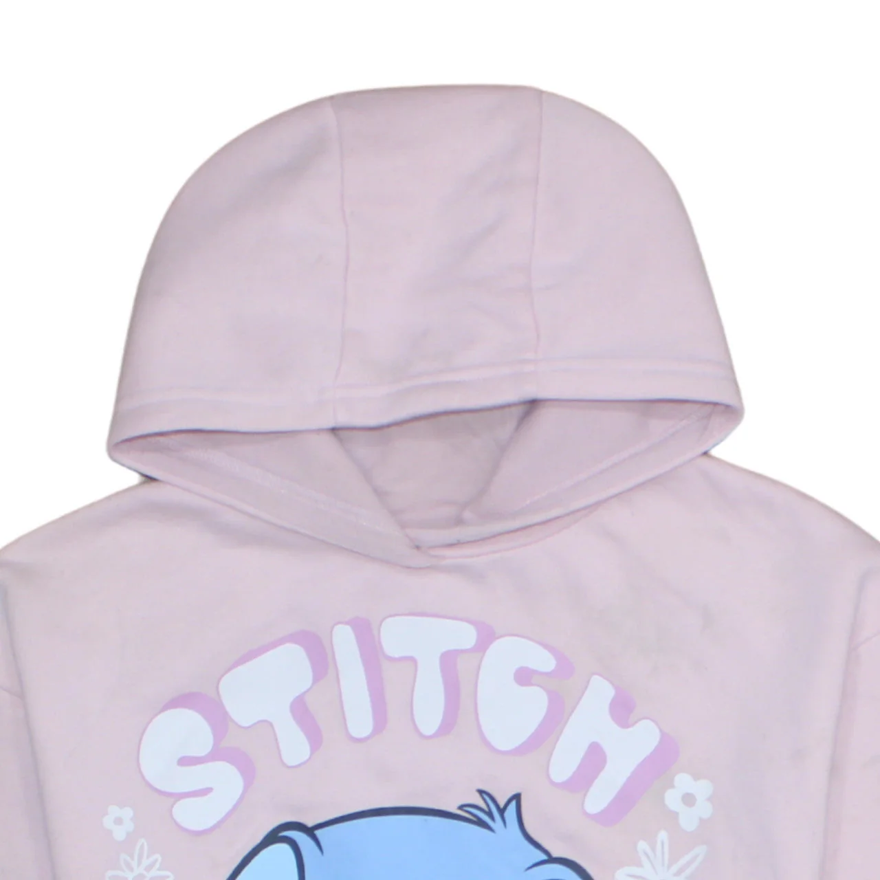 Disney Stitch Girls Pink Hoodie 11-12 Years Pullover Sweatshirt by Primark - Image 7