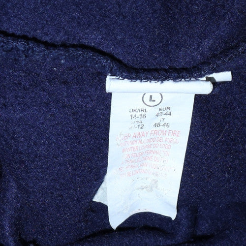 Disney Stitch Navy Blue Womens L Sweatshirt Pullover Casual - Image 5