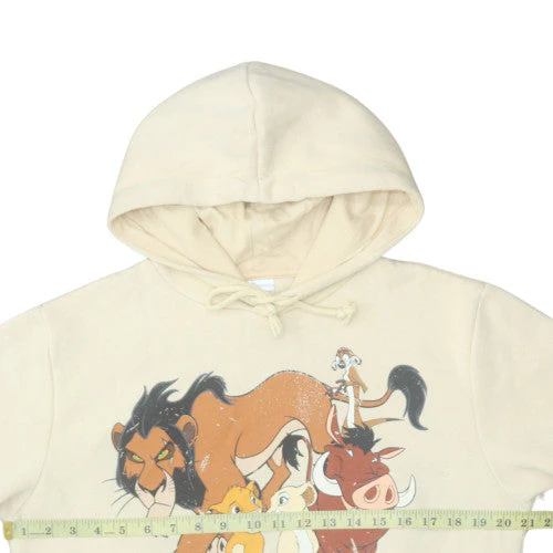 Disney The Lion King Beige Hoodie Women M Pullover Hooded Sweatshirt - Image 2
