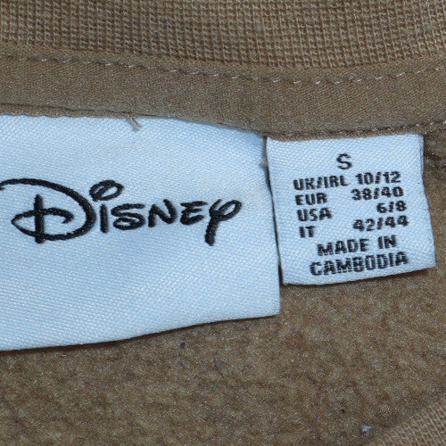 Disney Women Beige Chipmunk University Sweatshirt Size S - Image 5