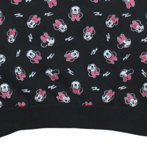 Disney Women Black Minnie Mouse Pullover Sweatshirt M - Image 8