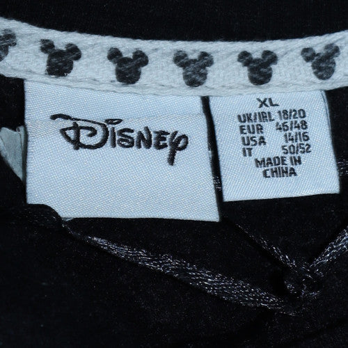Disney Women Black XL Crew Neck Pullover Sweatshirt Mickey Print - Image 5