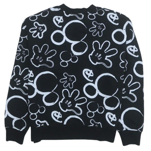 Disney Women Black XS Pullover Sweatshirt with Mickey Print - Image 4