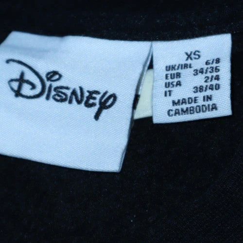 Disney Women Black XS Pullover Sweatshirt with Mickey Print - Image 5