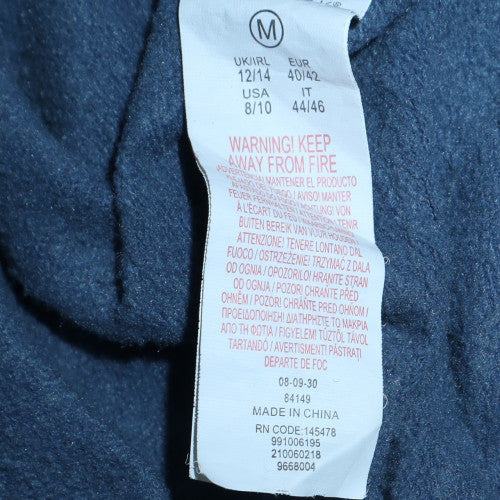 Disney Women Blue Stitch Hoodie Medium UK 12/14 Pullover Cotton Blend - Image 5