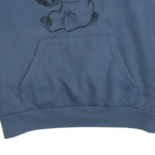 Disney Women Blue Stitch Hoodie Medium UK 12/14 Pullover Cotton Blend - Image 7