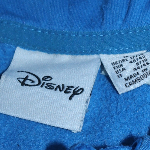 Disney Women Blue Stitch Pullover Hoodie Size 12 M Graphic Sweatshirt - Image 5