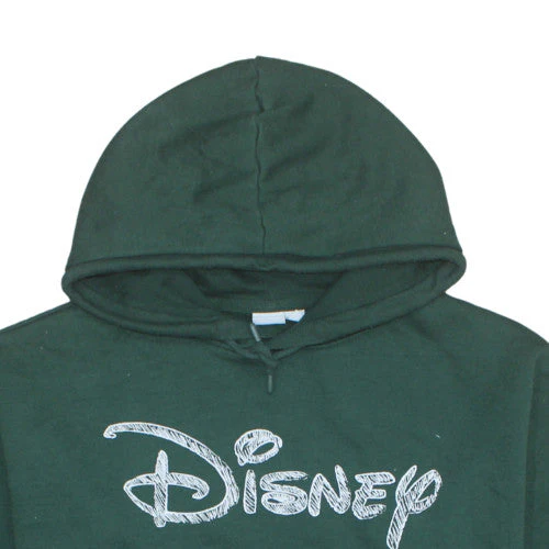 Disney Women Green Pullover Hoodie Size L Primark Cares Logo Print - Image 8