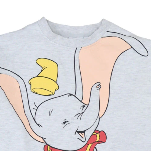 Disney Women Grey Dumbo Sweatshirt M 12/14 Crew Neck Pullover - Image 6