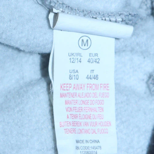 Disney Women Grey Mickey Mouse Crew Neck Pullover Sweatshirt Size M 12/14 - Image 5