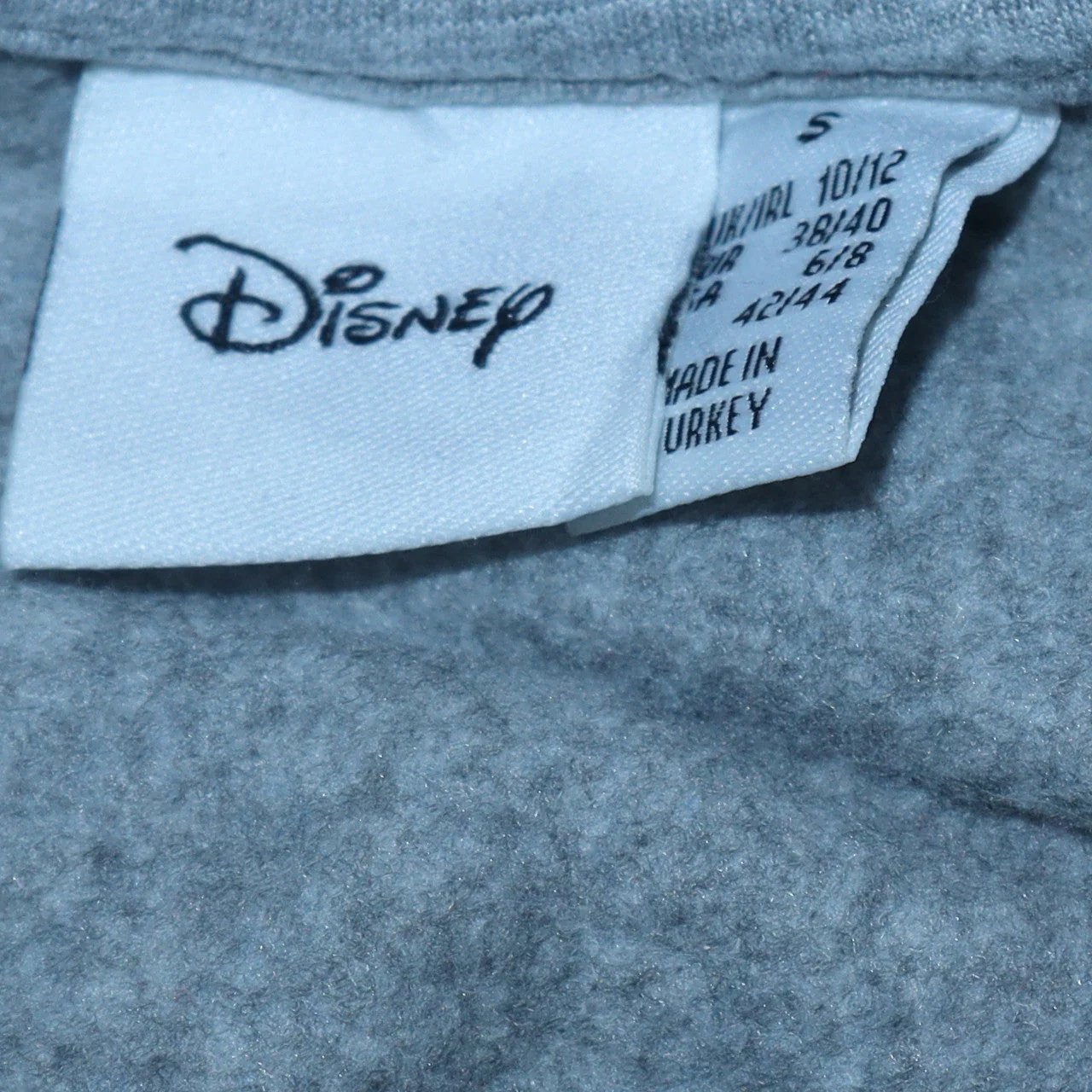 Disney Women Grey Stitch & Angel Graphic Sweatshirt Size S - Image 5