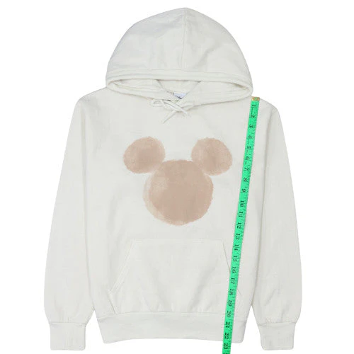 Disney Women Ivory Pullover Hoodie XS Mickey Design Primark Cares - Image 2