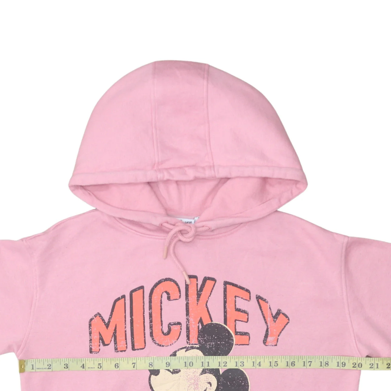 Disney Women Pink Mickey Graphic Pullover Hoodie XS - Image 3