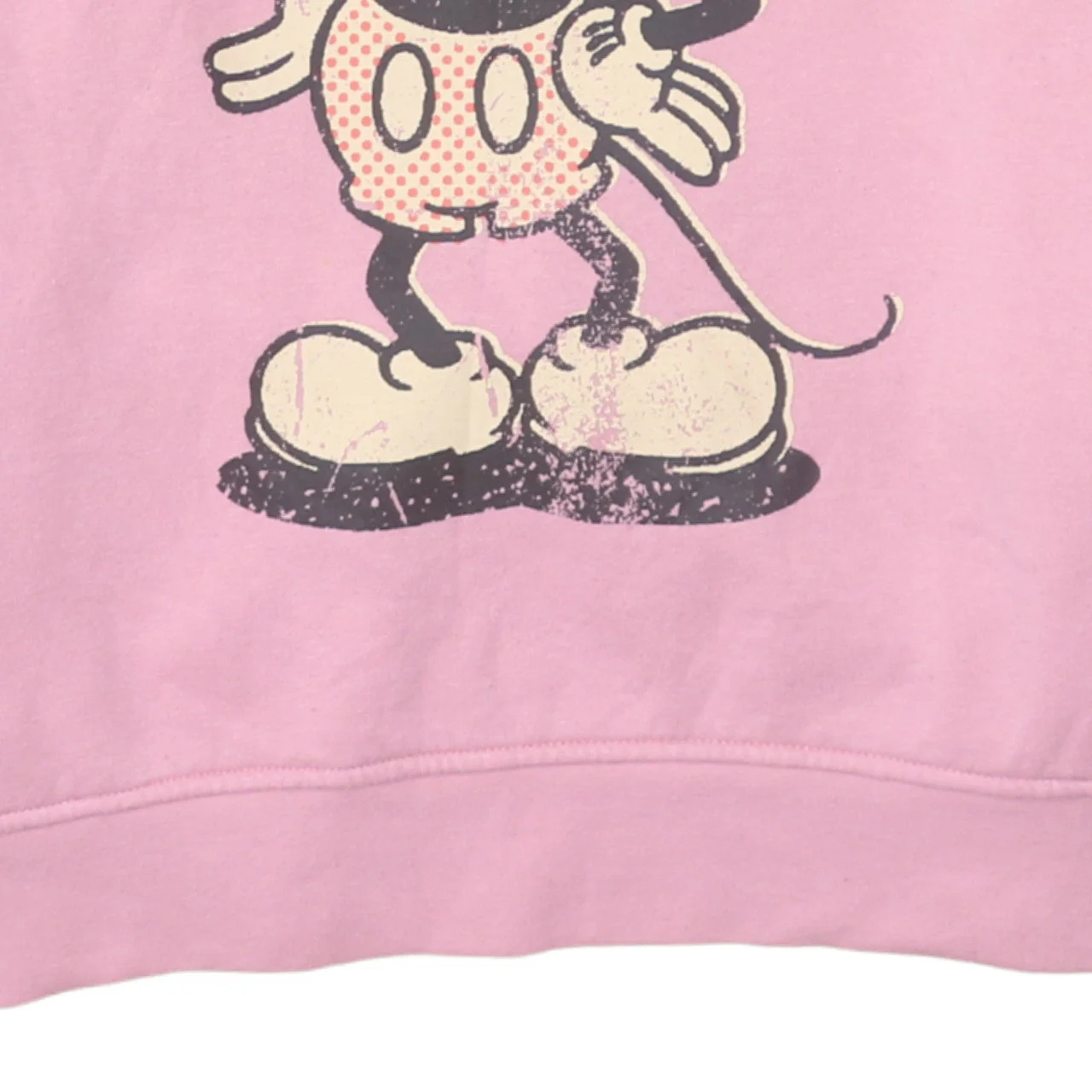 Disney Women Pink Mickey Graphic Pullover Hoodie XS - Image 7