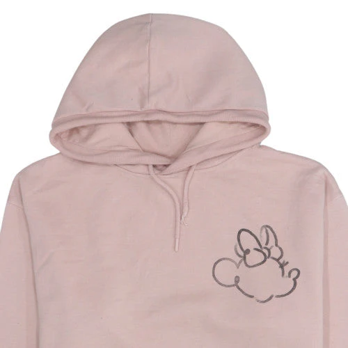 Disney Women Pink Minnie Mouse Pullover Hoodie XL - Image 7