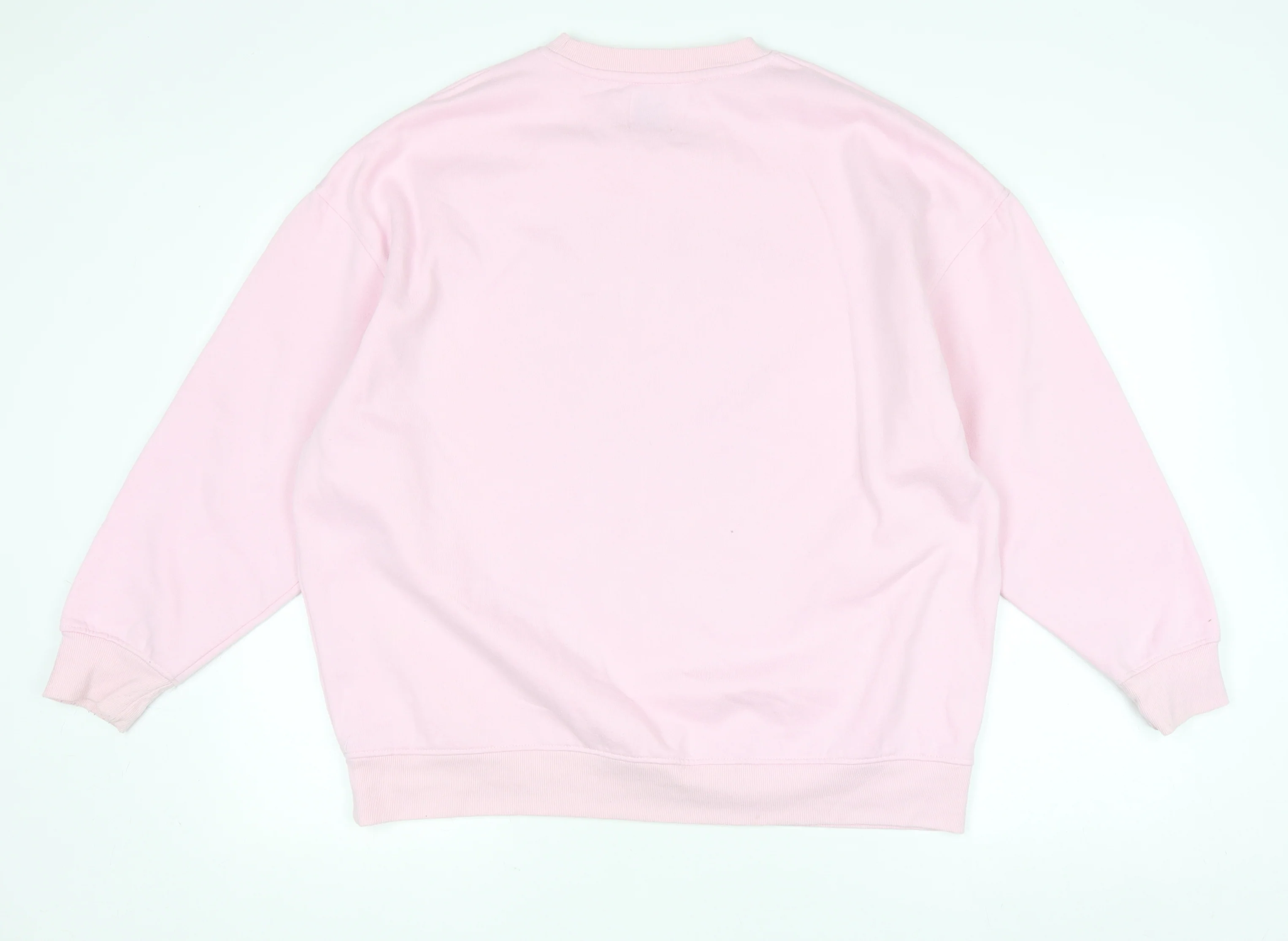 Disney Women Pink Pullover Sweatshirt M Stitch Graphic Lined Casual - Image 3