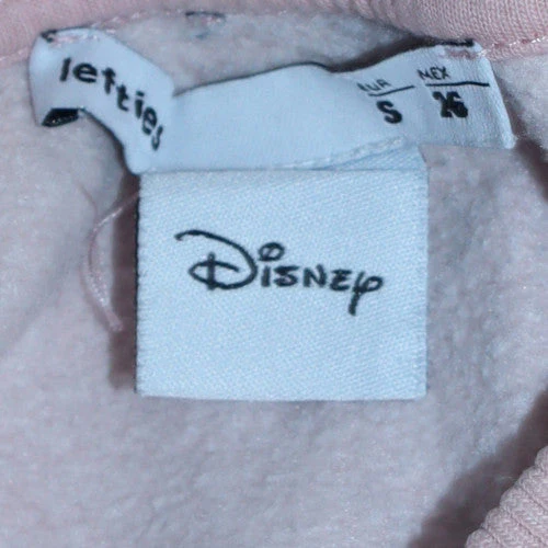 Disney Women Pink Sweatshirt Small Crew Neck Pullover by Lefties - Image 6
