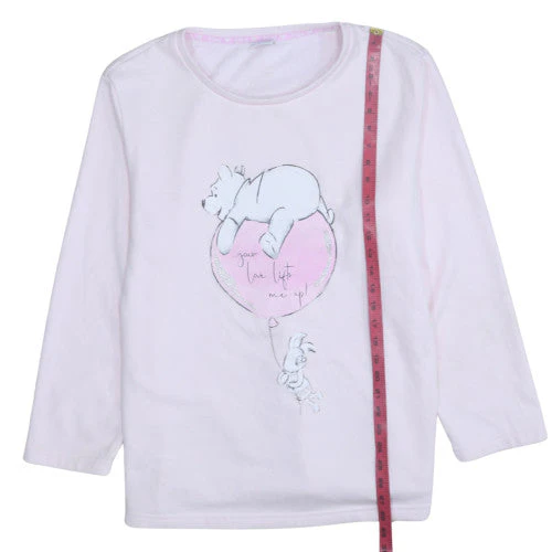 Disney Women Pink Winnie the Pooh Pullover Sweatshirt Size 16-18 - Image 3