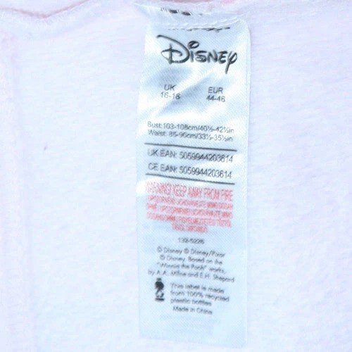 Disney Women Pink Winnie the Pooh Pullover Sweatshirt Size 16-18 - Image 5