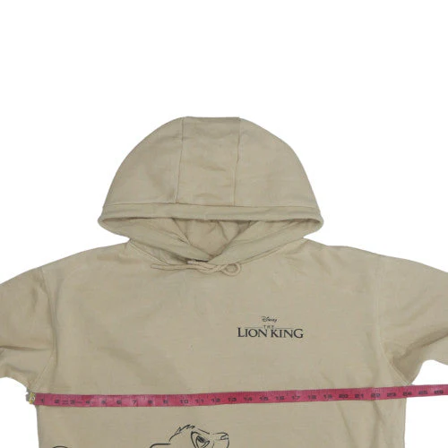Disney Women’s Beige Lion King Pullover Hoodie Size M 12/14 - Image 3