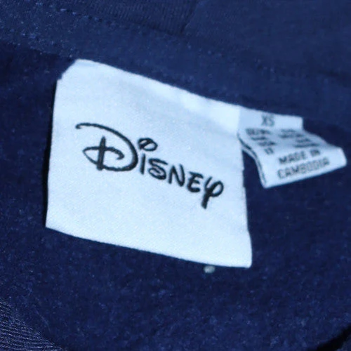 Disney Women’s Blue Stitch Hoodie XS Pullover Hooded Sweatshirt - Image 6
