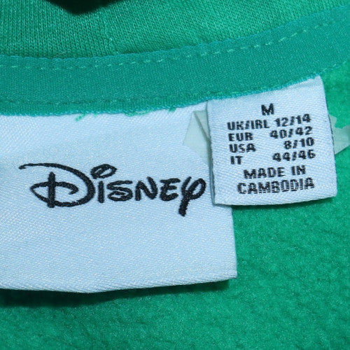 Disney Women’s Green Mickey Mouse Pullover Hoodie Size M 12/14 - Image 5