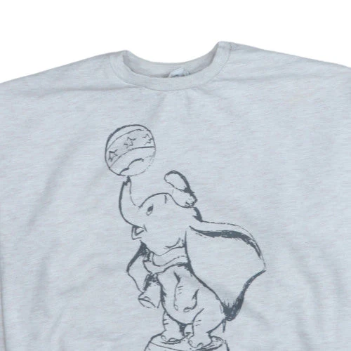 Disney Women’s Grey Dumbo Graphic Pullover Sweatshirt L 14/16 - Image 7