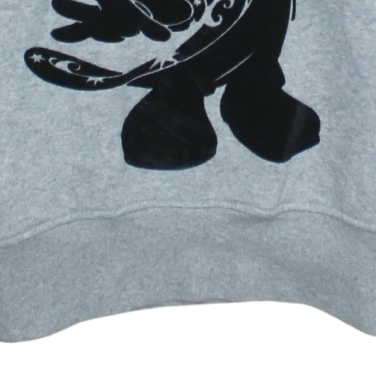 Disney Women’s Grey Hoodie Small Pullover Mickey Sorcerer Graphic Sweatshirt - Image 7