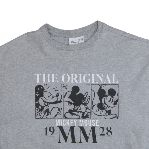 Disney Women’s Grey Mickey Mouse Graphic Sweatshirt L - Image 7