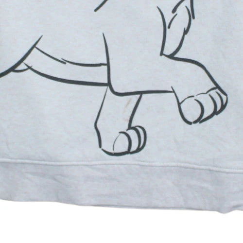 Disney Women’s Grey Simba Sweatshirt Size S 10/12 Crew Neck Pullover - Image 8
