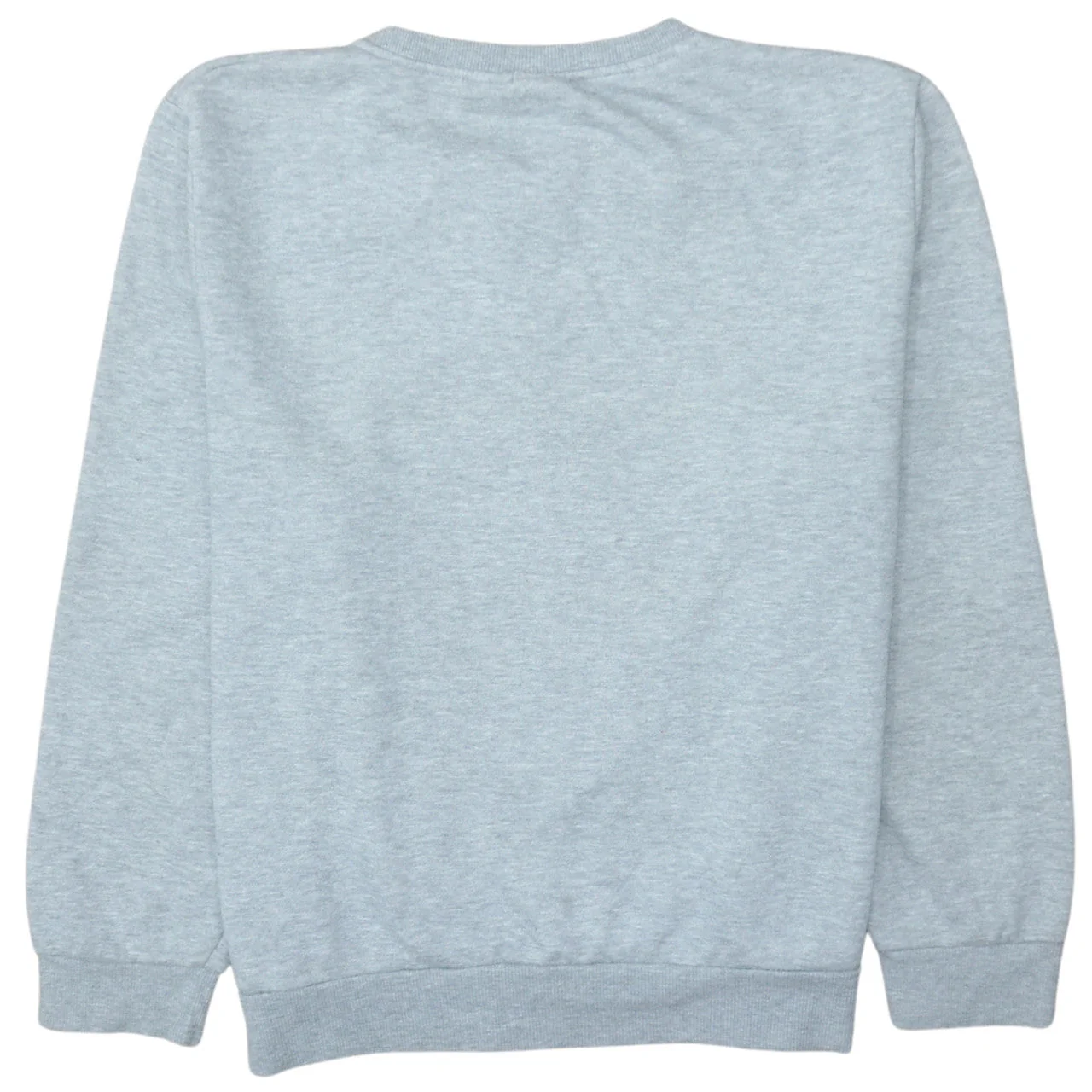 Disney Women’s Grey Stitch Sweatshirt L 14/16 Pullover Crew Neck - Image 3