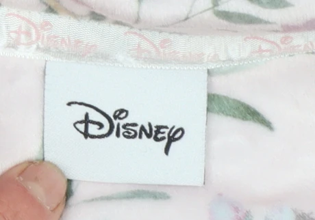 Disney Women’s Pink Bambi Floral Fleece Pyjama Top UK 12-14 - Image 5