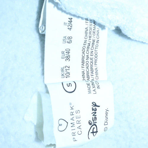 Disney Women’s White Stitch Hoodie Size S Pullover Fleece Primark - Image 6