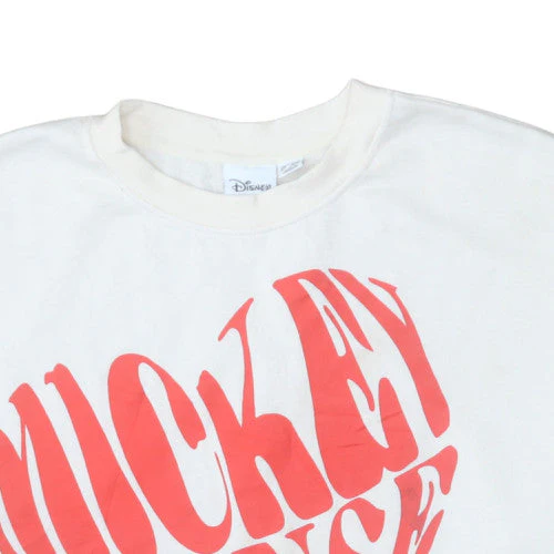 Disney Women White 2XL Pullover Sweatshirt Mickey Mouse Graphic - Image 8