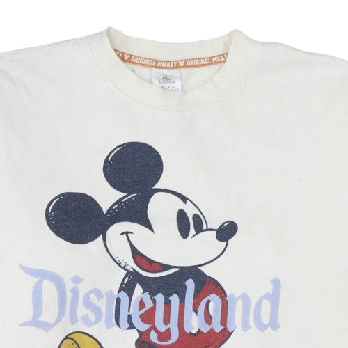 Disney Women White Mickey Mouse Disneyland Pullover Sweatshirt L - Image 8