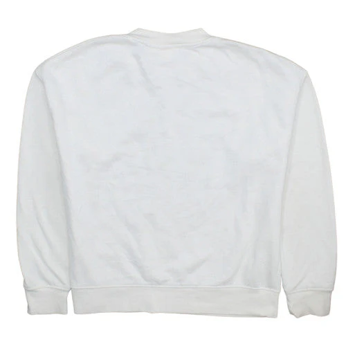 Disney Women White Mickey Mouse Graphic Pullover Sweatshirt Size S - Image 4