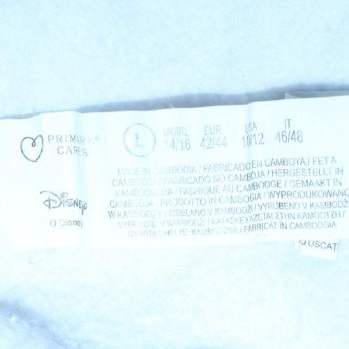 Disney Women White Mickey Mouse Pullover Hoodie Size L Graphic Print - Image 6