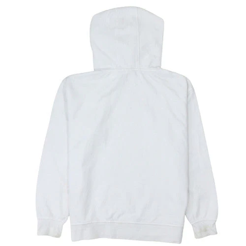 Disney Women White Stitch Hoodie Medium Pullover Sweatshirt - Image 4