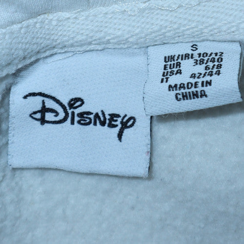 Disney Women White Stitch Pullover Hoodie Size 10/12 Fleece Sweatshirt - Image 5