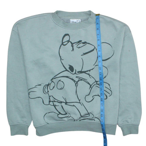 Disney Women XS Blue Mickey Mouse Pullover Sweatshirt - Image 3