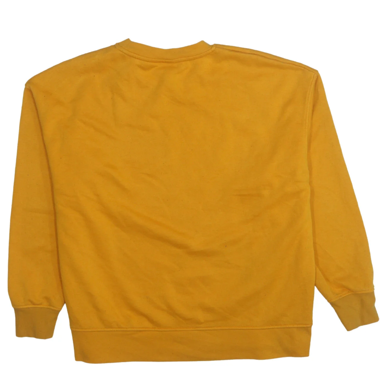 Disney Women Yellow Mickey & Co Sweatshirt Size M 12/14 Crew Neck - Image 4