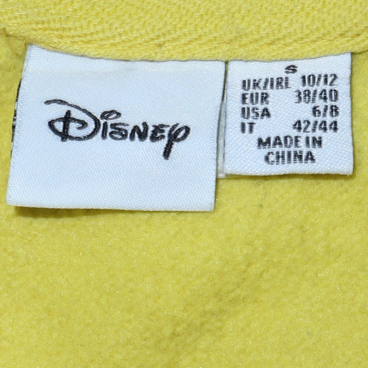 Disney Women Yellow Winnie the Pooh Pullover Sweatshirt Size 10/12 - Image 5
