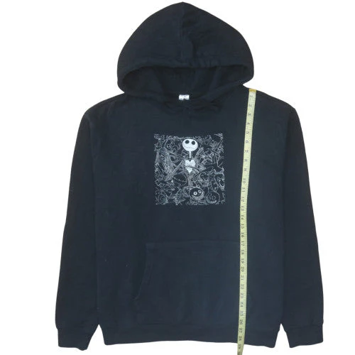 Disney Womens Black XXL Pullover Hoodie Jack Skellington Graphic - Image 2