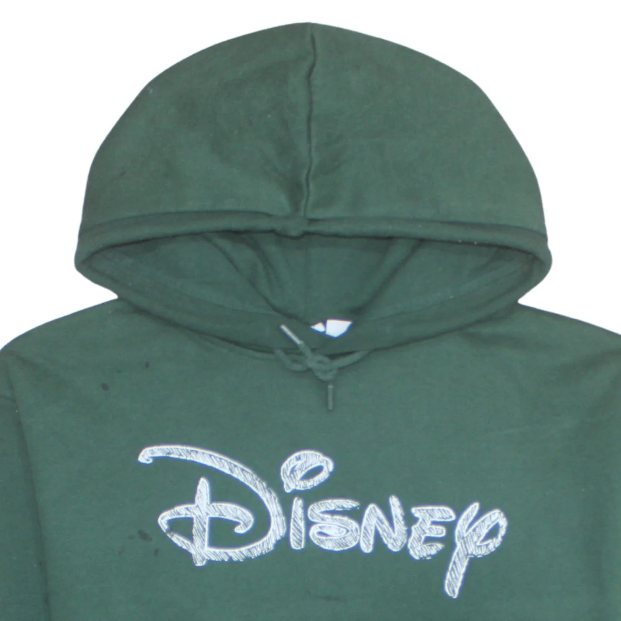 Disney Womens Green Pullover Hoodie Size M Graphic Logo Sweatshirt - Image 7