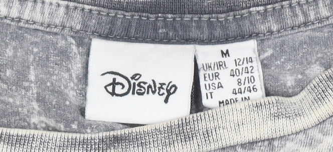 Disney Womens Grey Mr & Mrs Potato Head Cropped T-Shirt M - Image 4