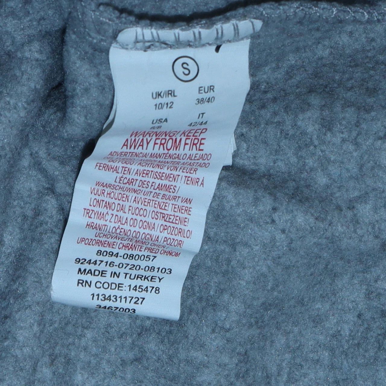 Disney Womens Grey Stitch Sweatshirt Size S Crew Neck Pullover - Image 6