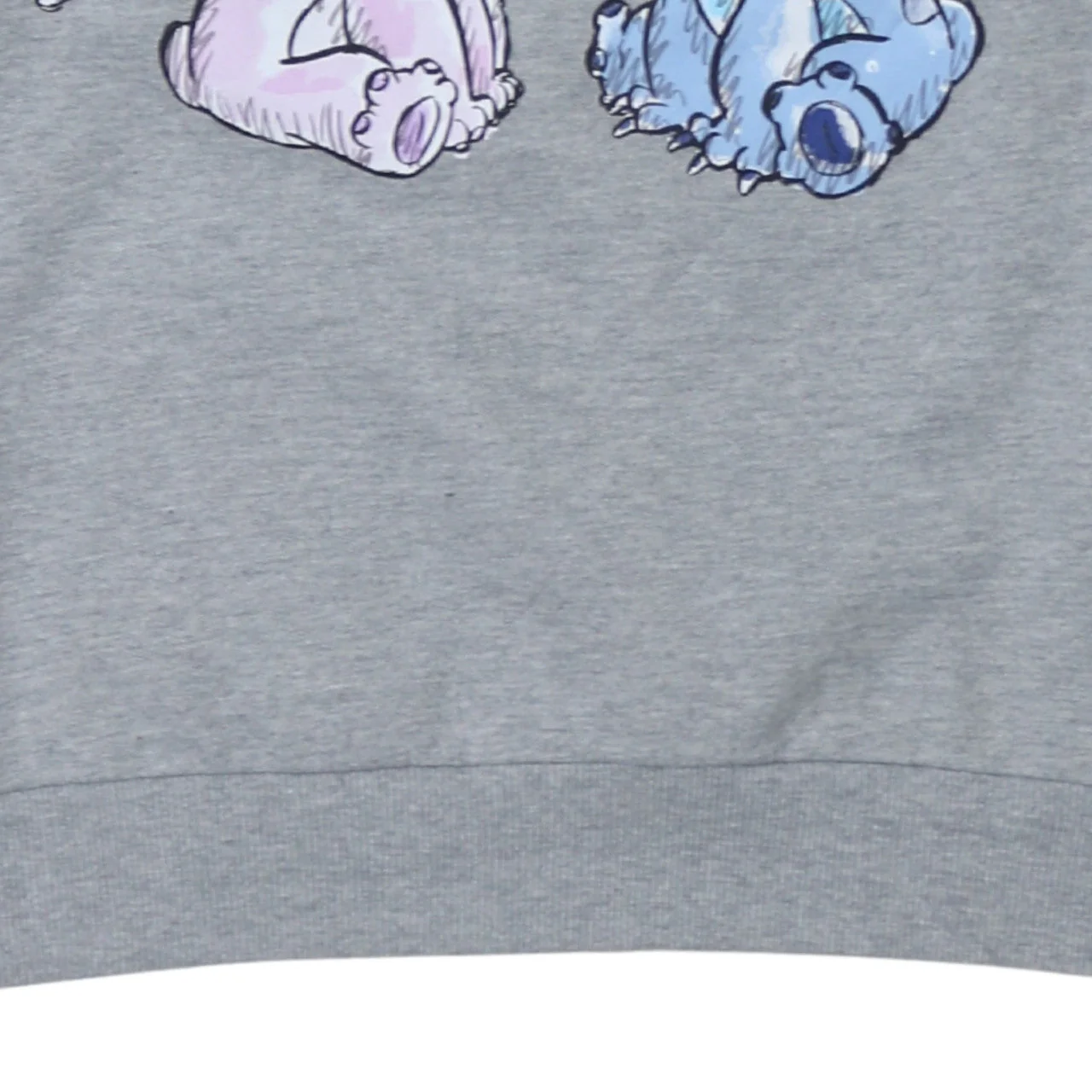 Disney Womens Grey Stitch Sweatshirt Size S Crew Neck Pullover - Image 7